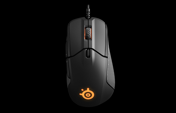 black steelseries mouse